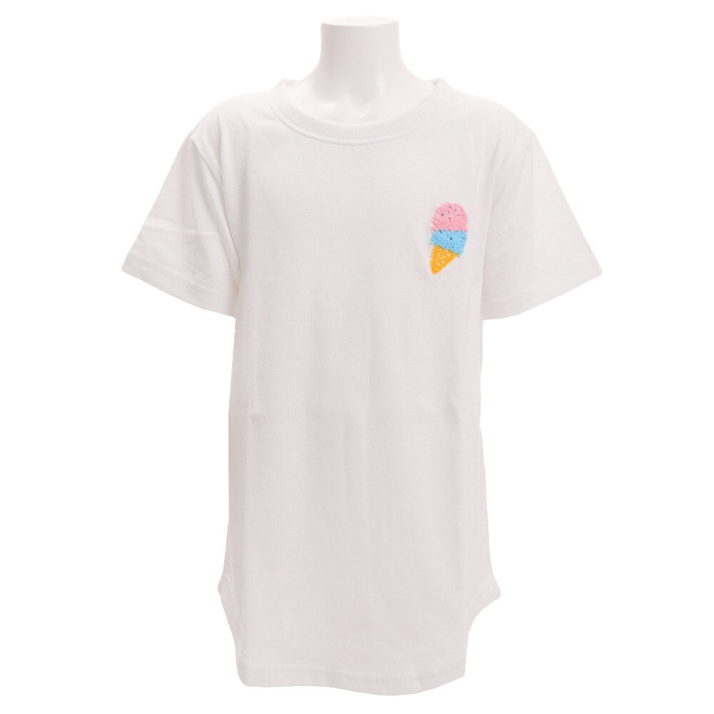  ガールズ 半袖Tシャツ 865PA9JY9275 WHT オンライン価格