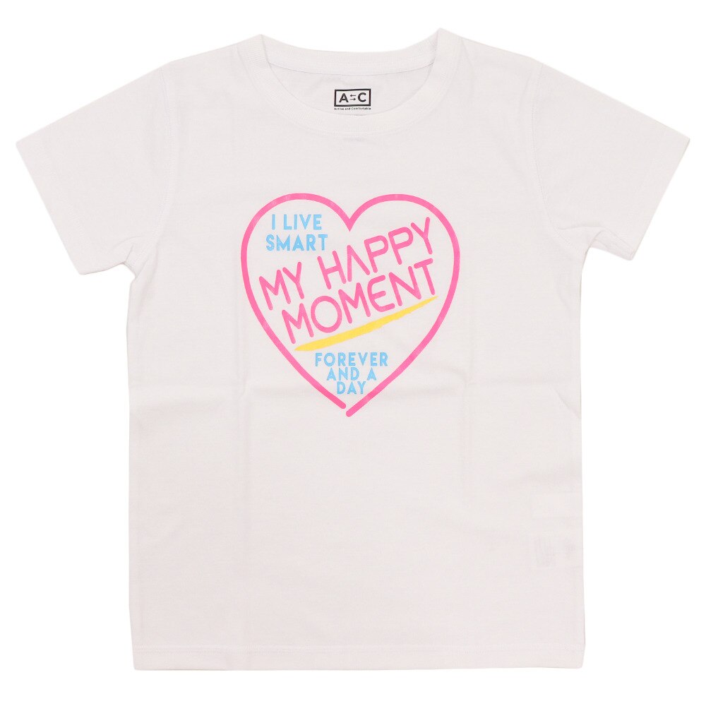  ガールズ 半袖Tシャツ 865PA9JY9276 WHT オンライン価格
