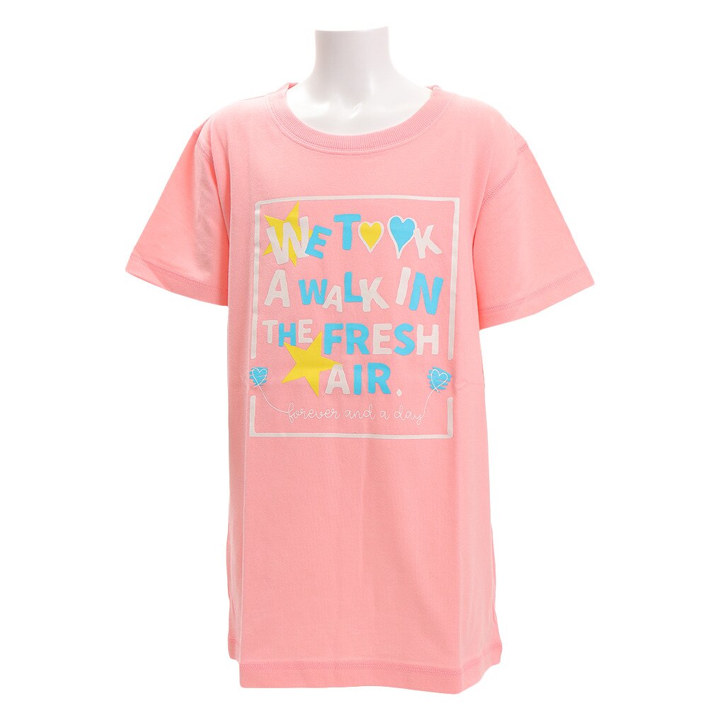  ガールズ 半袖Tシャツ 865PA9JY9278 PNK オンライン価格