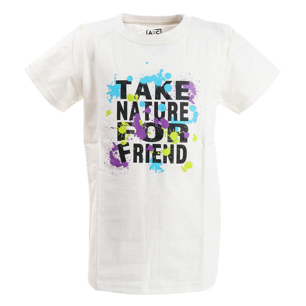  ボーイズ 半袖プリントＴシャツ 865PA0BGI2301WHT オンライン価格