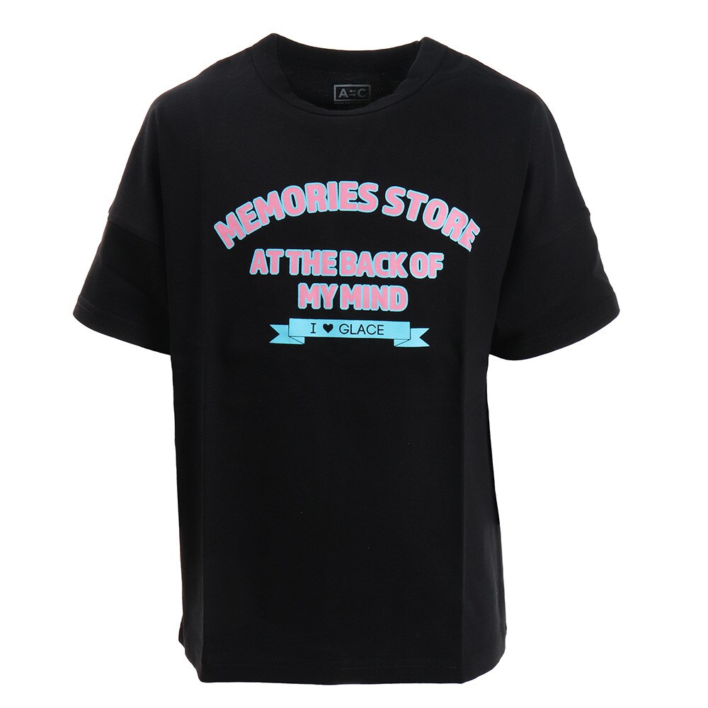  ガールズ ビッグTシャツ 865PA0BGI2314BLK オンライン価格