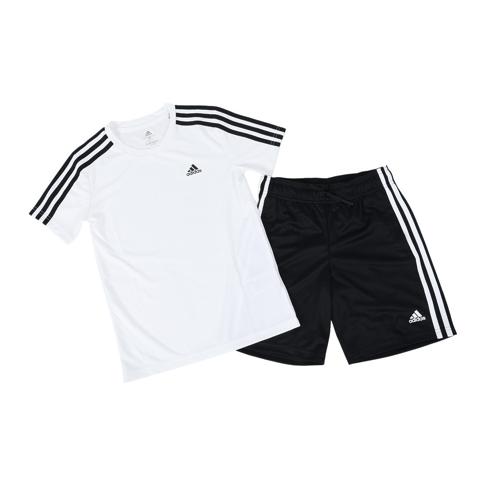 アディダス（adidas）（キッズ）デザインド トゥ ムーブ 半袖 Tシャツ & ショーツ セット 29256-GN1492