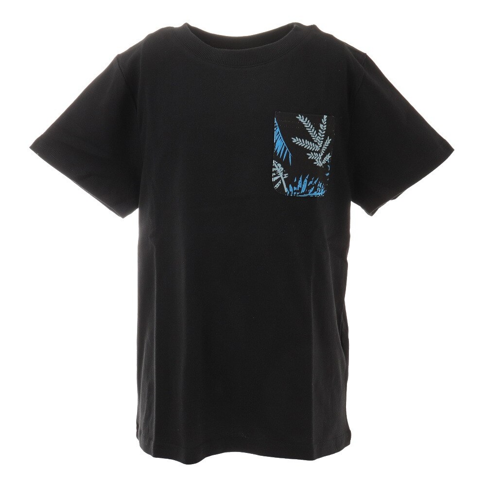  ボーイズ ボタニカル柄Tシャツ 865PA1CD6652BLK