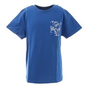 パフォーマンスギア（PG）（キッズ）ボーイズ ボタニカル柄Tシャツ 865PA1CD6652BLU 半袖