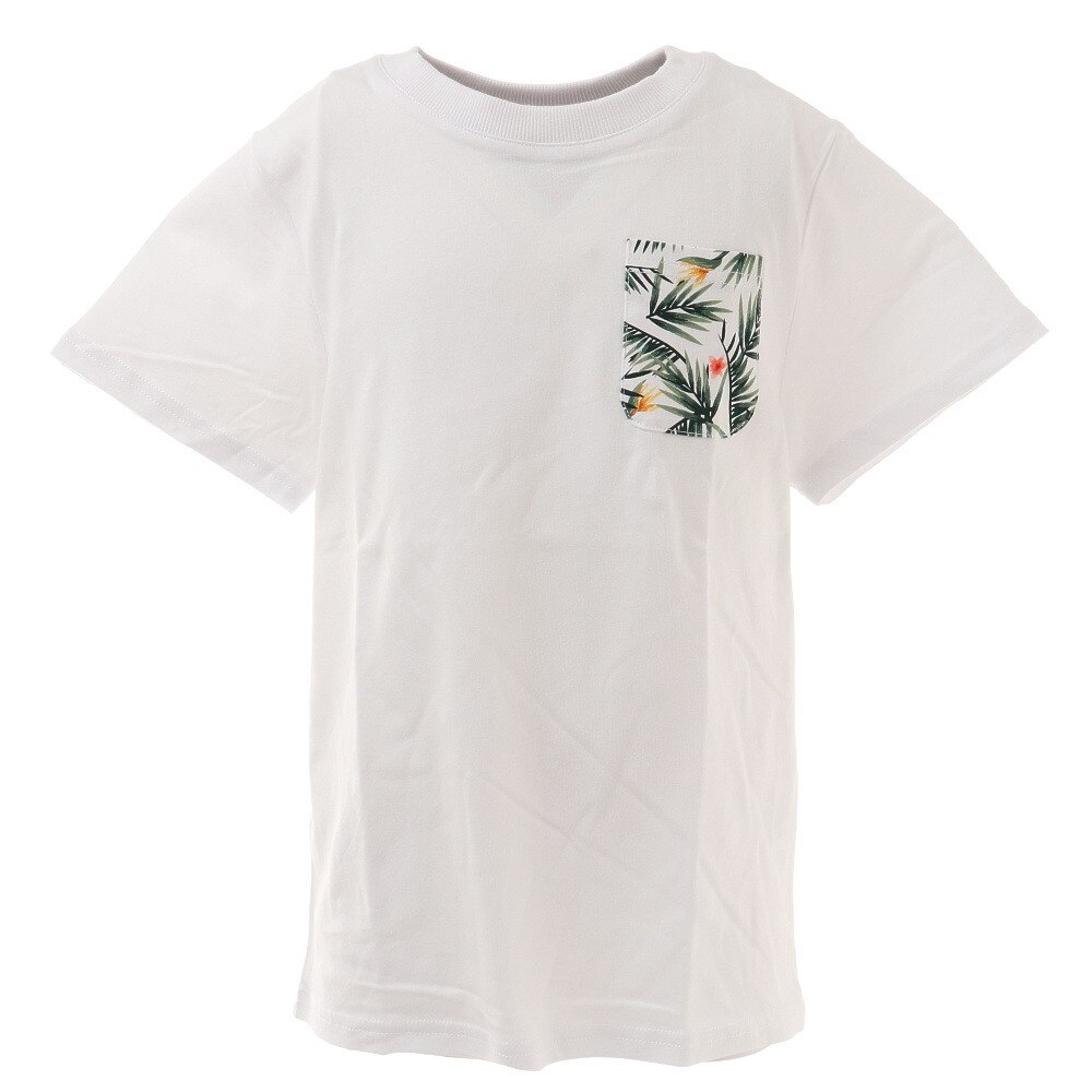  ジュニア ボタニカル柄Tシャツ 865PA1CD6652WHT