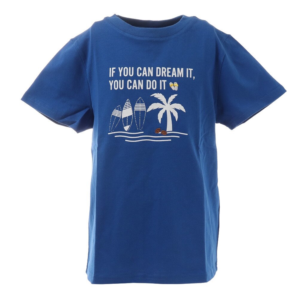 ボーイズ 夏モチーフTシャツ 865PA1CD6653BLU