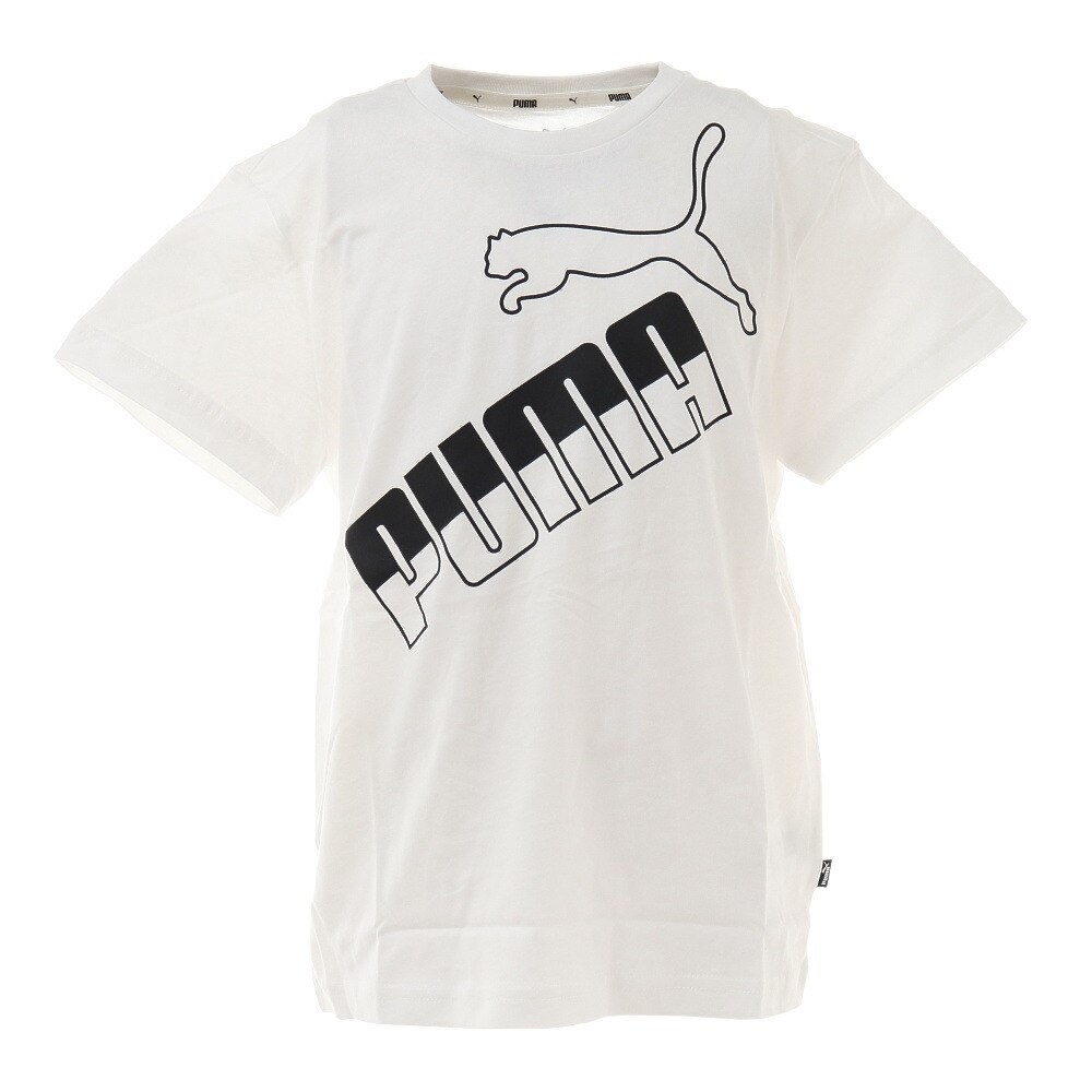  ジュニア AMPLIFIED ビッグロゴ Tシャツ 588970 02 WHT