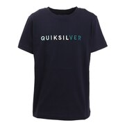 クイックシルバー（Quiksilver）（キッズ）ジュニア 半袖プリントTシャツ KST201113NVY