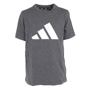 アディダス(キッズ)ジュニア フューチャーアイコン スリーストライプス ロゴTシャツ C5371-HG8856