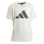 アディダス（adidas）（キッズ）ジュニア フューチャーアイコン スリーストライプス ロゴTシャツ C5371-HG8857