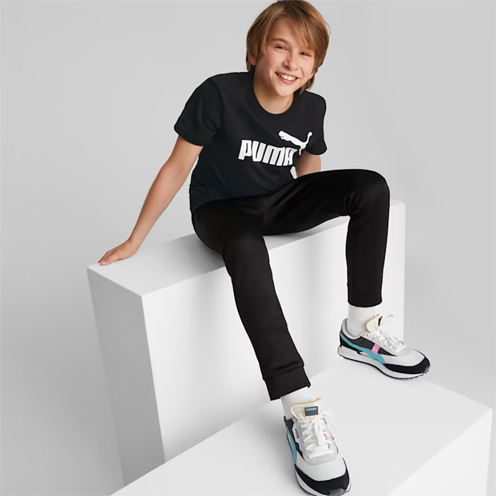 プーマ（PUMA）（キッズ）ジュニア ESS ロゴ Tシャツ 588982 01 BLK
