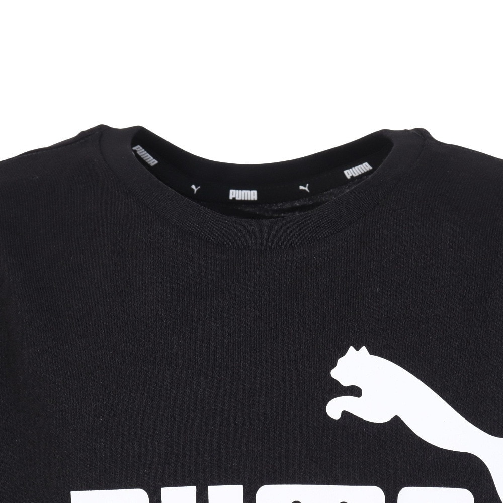 プーマ（PUMA）（キッズ）ジュニア ESS ロゴ Tシャツ 588982 01 BLK