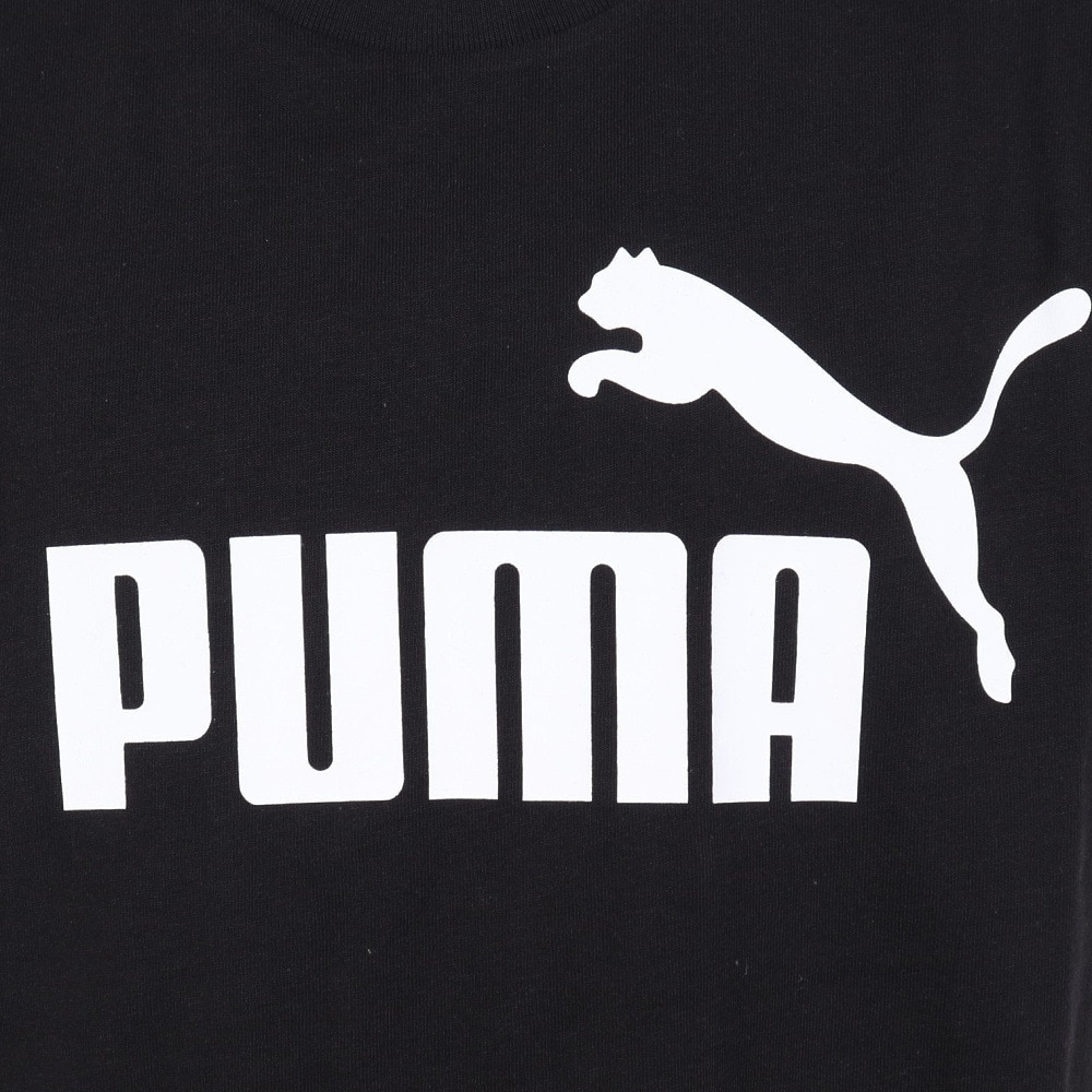 プーマ（PUMA）（キッズ）ジュニア ESS ロゴ Tシャツ 588982 01 BLK