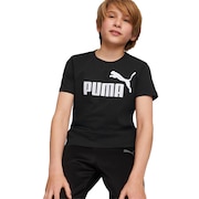 プーマ(PUMA)(キッズ)ジュニア ESS ロゴ Tシャツ 588982 01 BLK