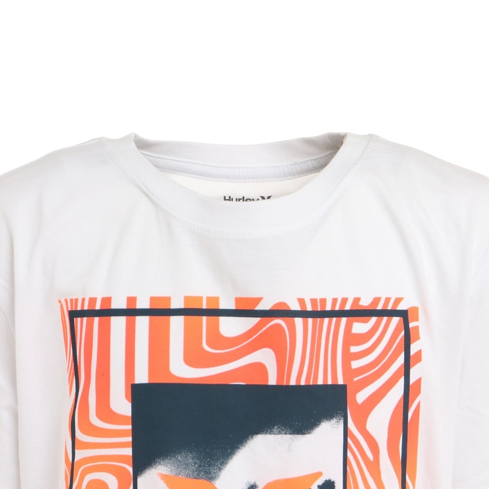 ハーレー（HURLEY）（キッズ）ジュニア STICKER CHECK 半袖Tシャツ 985831-001
