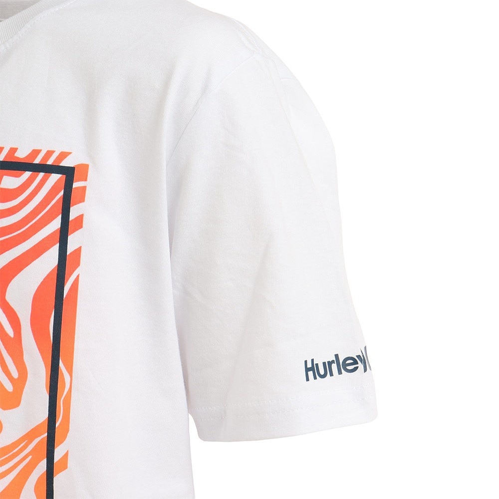 ハーレー（HURLEY）（キッズ）ジュニア STICKER CHECK 半袖Tシャツ 985831-001