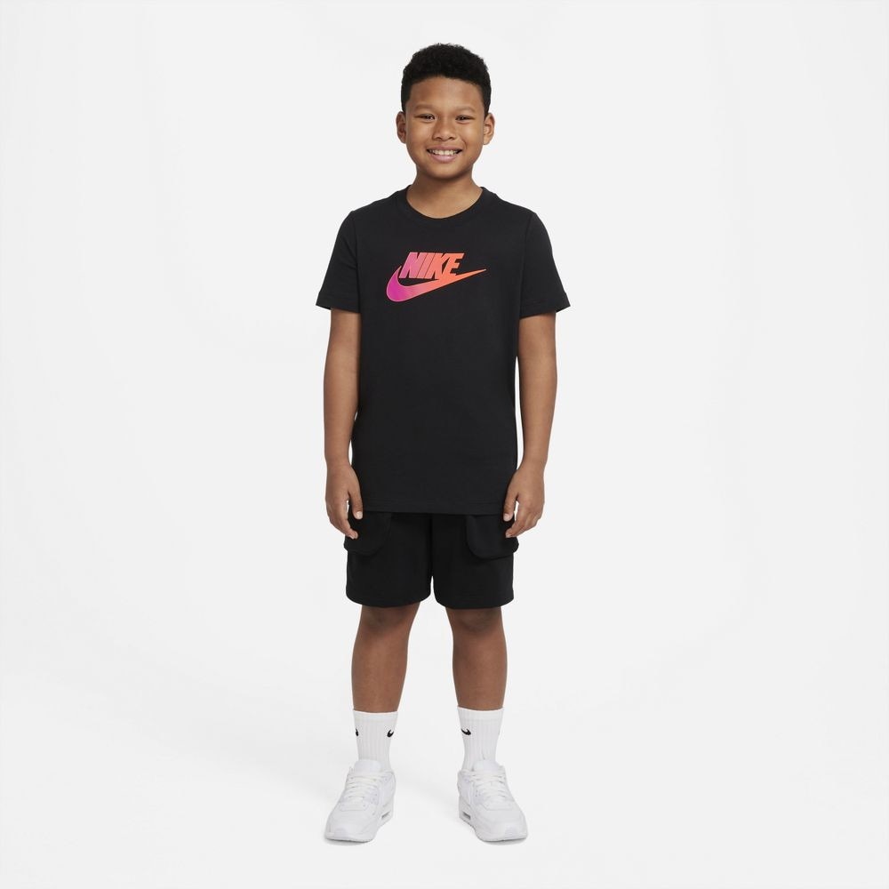 ナイキ（NIKE）（キッズ）スポーツウェア ガールズ シーズナル フューチュラ 半袖Tシャツ DQ3866-010