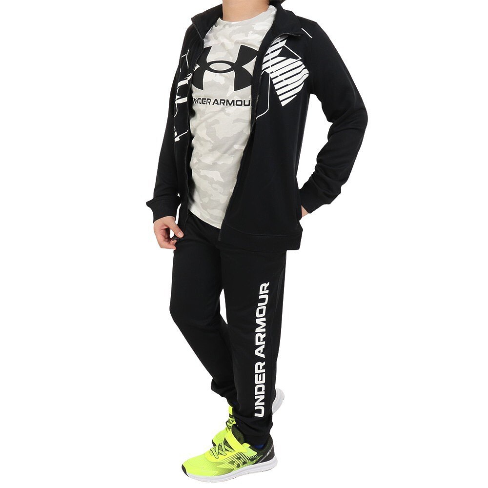 アンダーアーマー（UNDER ARMOUR）（キッズ）半袖Tシャツ ジュニア SPORSTYLE ロゴ AP 1376733 101★★★