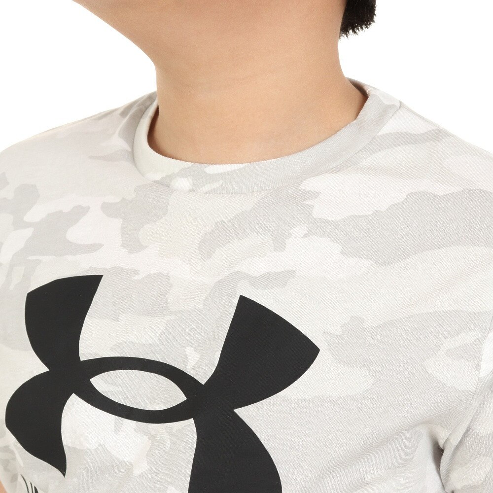 アンダーアーマー（UNDER ARMOUR）（キッズ）半袖Tシャツ ジュニア SPORSTYLE ロゴ AP 1376733 101★★★
