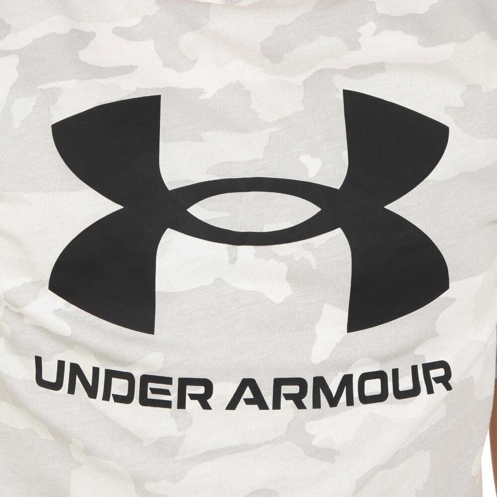 アンダーアーマー（UNDER ARMOUR）（キッズ）半袖Tシャツ ジュニア SPORSTYLE ロゴ AP 1376733 101★★★