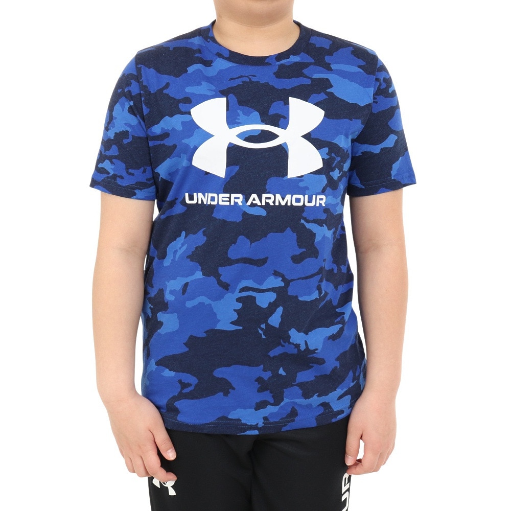 キッズ服男の子用(90cm~)新品 アンダーアーマー キッズ Tシャツ Kids:L