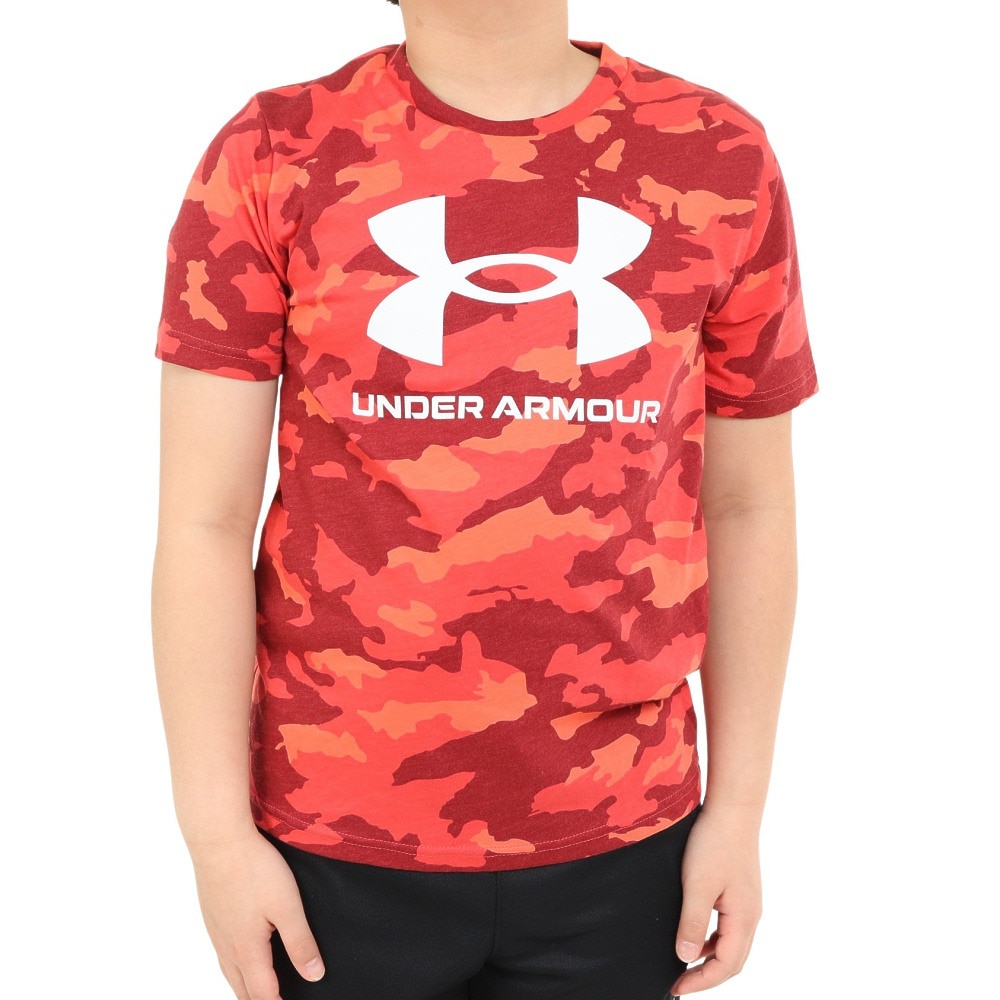 アンダーアーマー（UNDER ARMOUR）（キッズ）半袖Tシャツ ジュニア SPORSTYLE ロゴ AP 1376733 639
