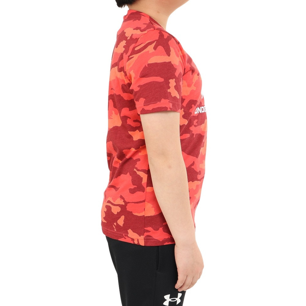 アンダーアーマー（UNDER ARMOUR）（キッズ）半袖Tシャツ ジュニア SPORSTYLE ロゴ AP 1376733 639