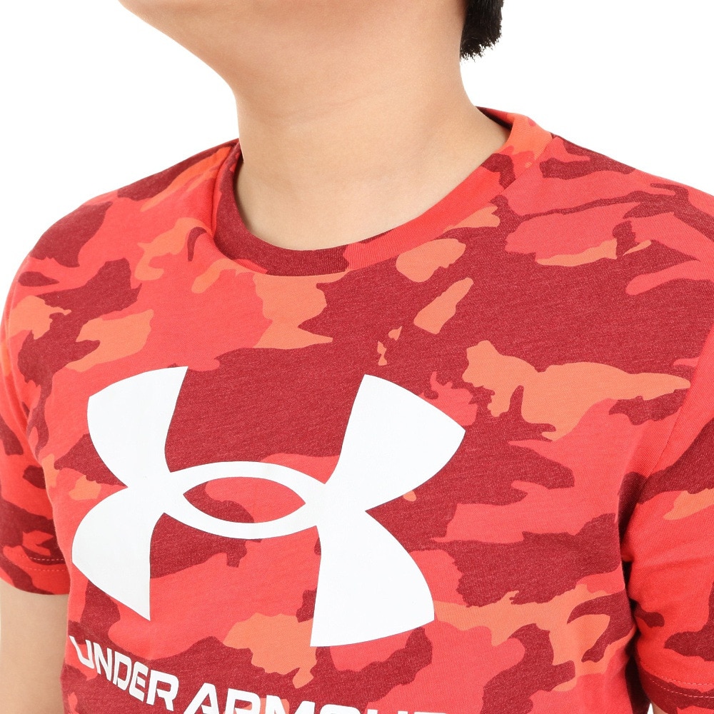 アンダーアーマー（UNDER ARMOUR）（キッズ）半袖Tシャツ ジュニア SPORSTYLE ロゴ AP 1376733 639