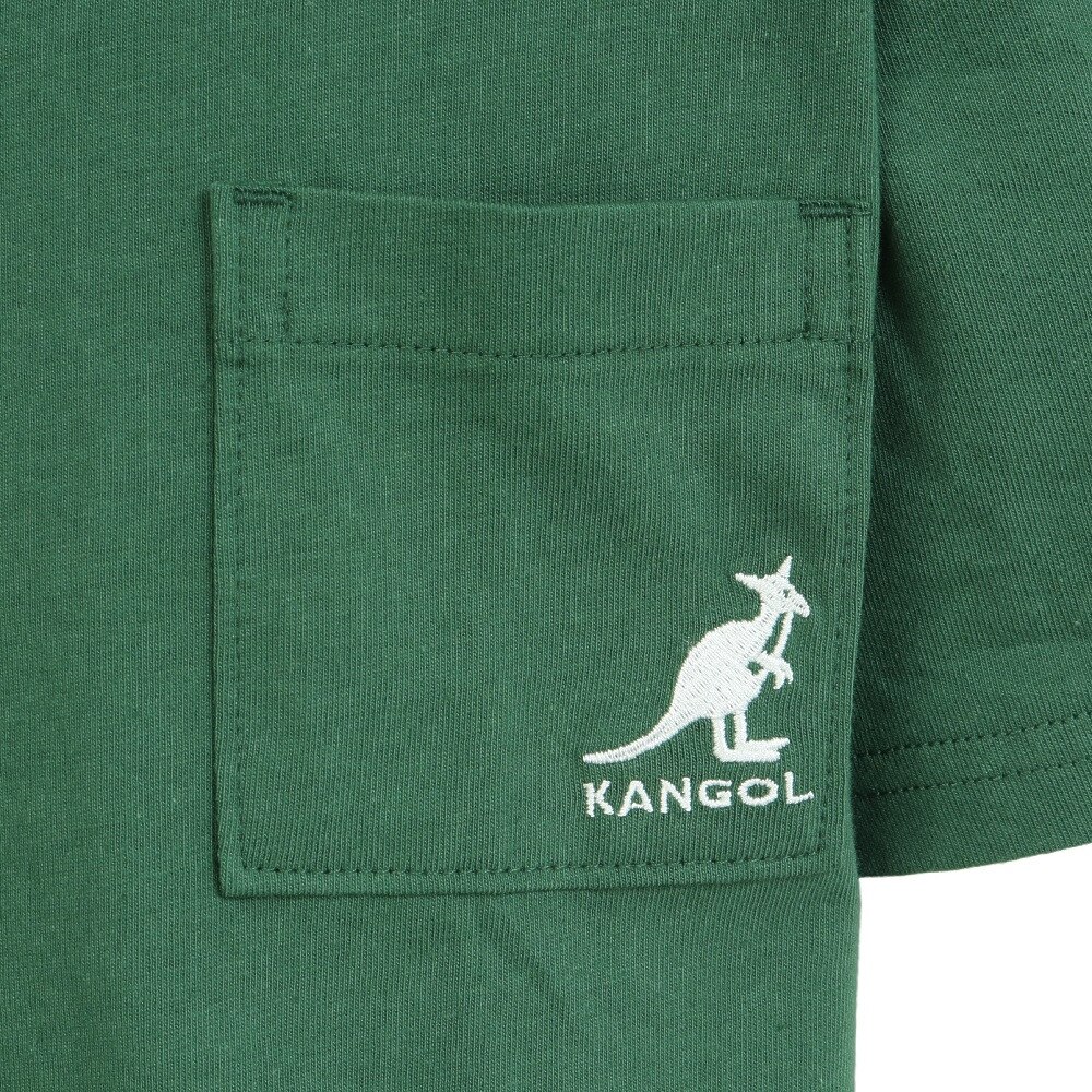 カンゴール（KANGOL）（キッズ）ジュニア 無地ポケット付きTシャツ 887444 GRN