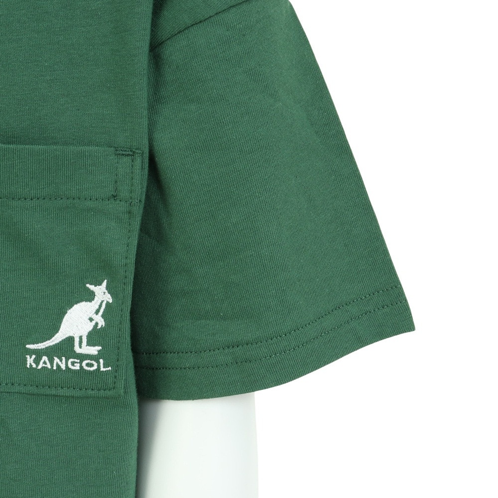 カンゴール（KANGOL）（キッズ）ジュニア 無地ポケット付きTシャツ 887444 GRN