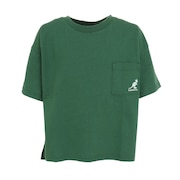 (キッズ)ジュニア 無地ポケット付きTシャツ 887444 GRN