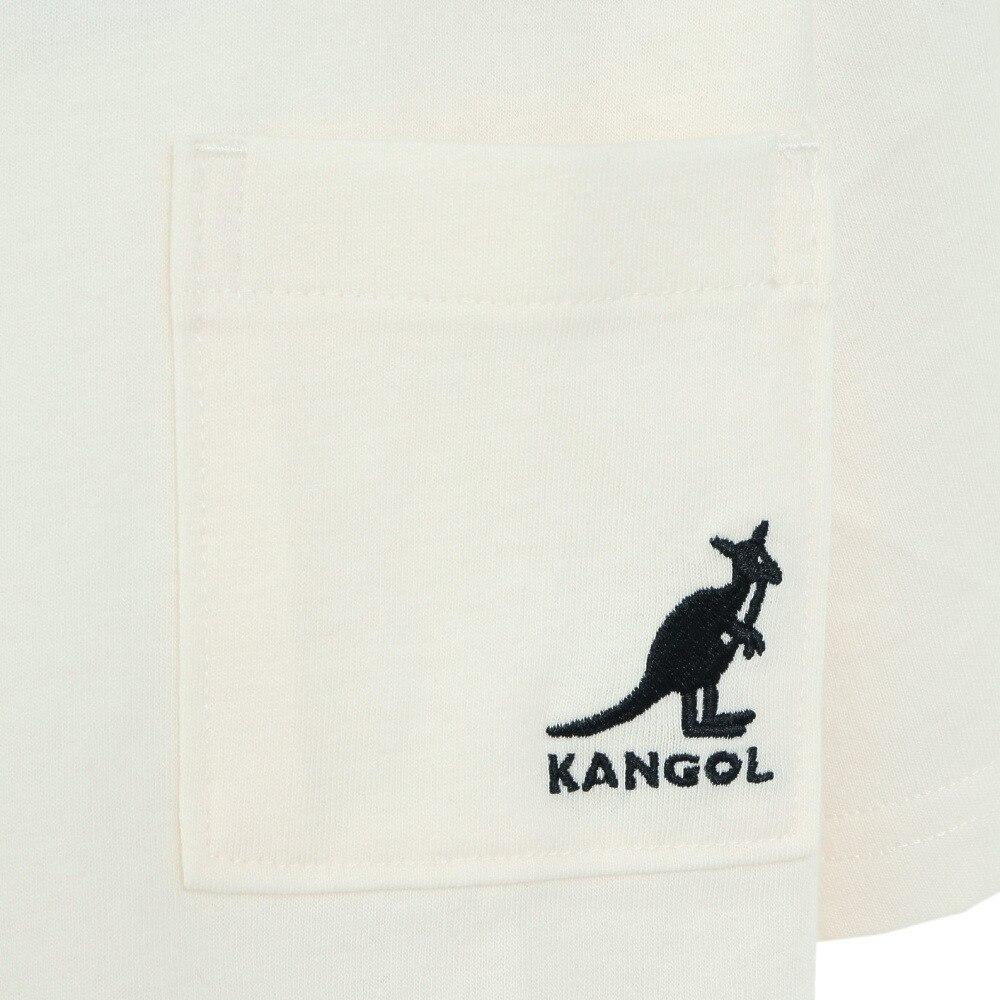 カンゴール（KANGOL）（キッズ）ジュニア 無地ポケット付きTシャツ 887444 WHT