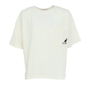 (キッズ)ジュニア 無地ポケット付きTシャツ 887444 WHT