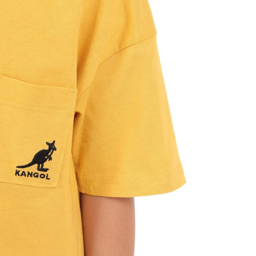 カンゴール（KANGOL）（キッズ）ジュニア 無地ポケット付きTシャツ 887444 YEL