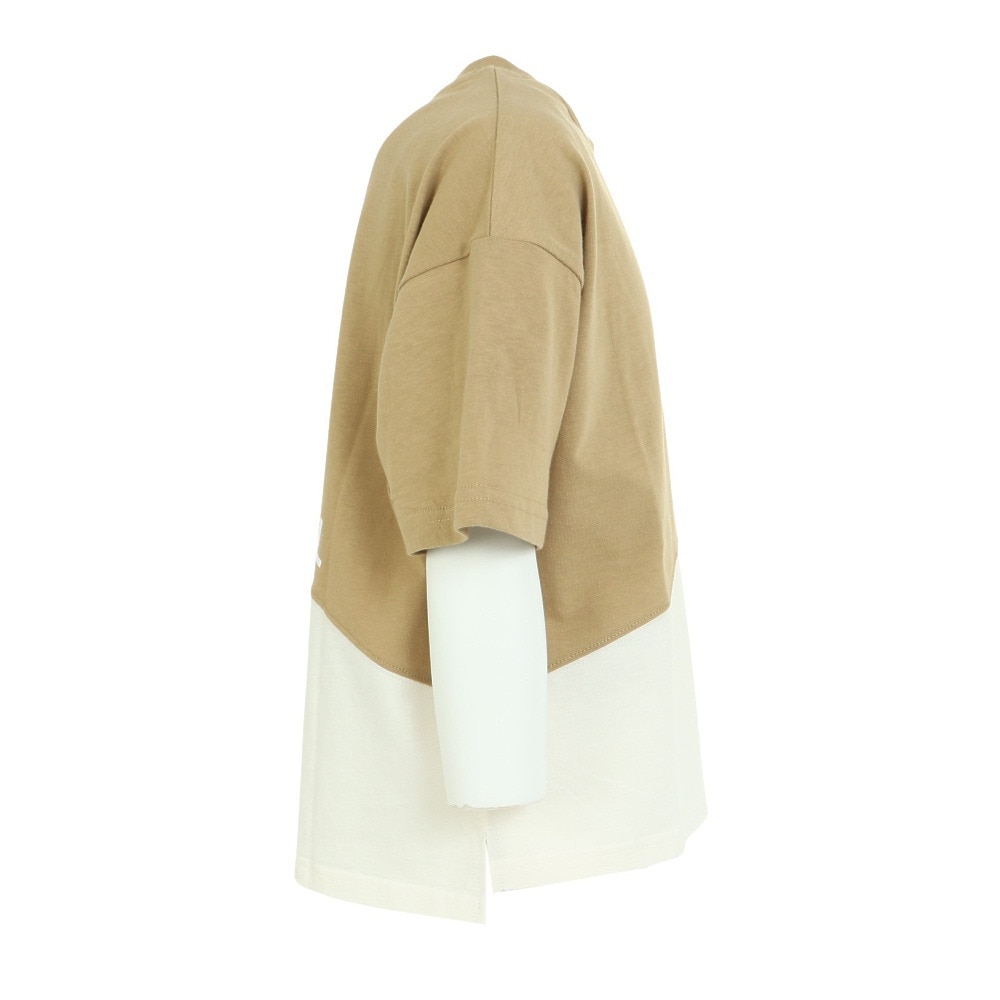 カンゴール（KANGOL）（キッズ）バイカラー切替 半袖Tシャツ 887445 WHT