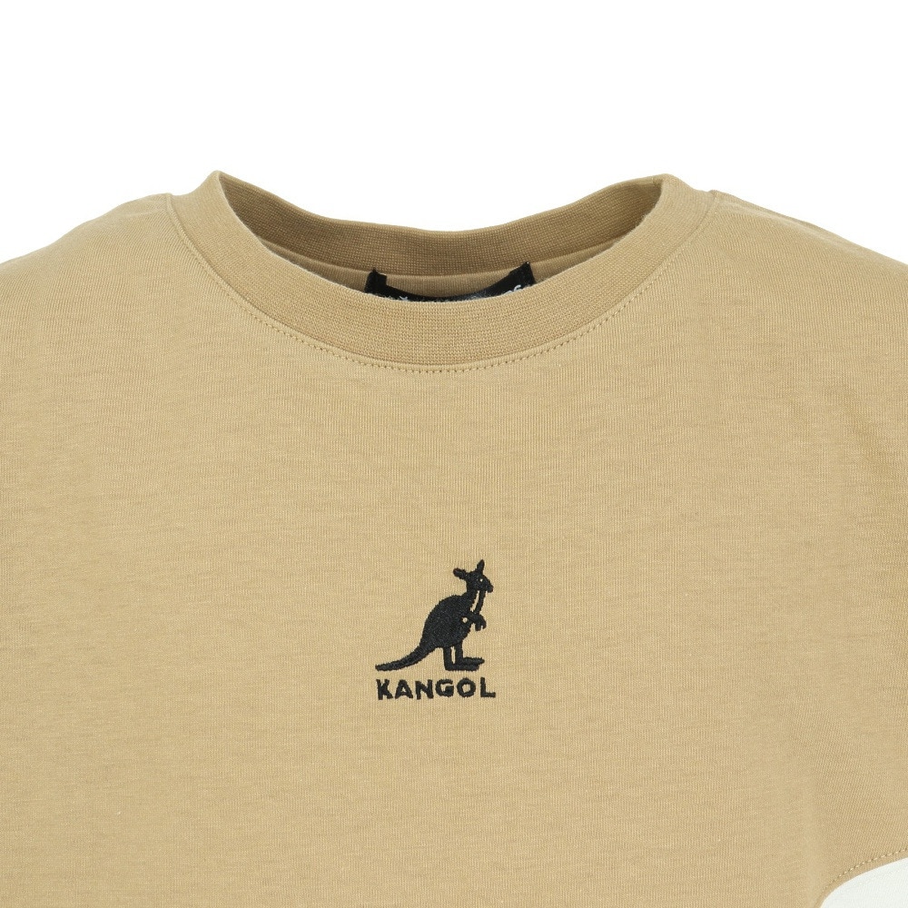 カンゴール（KANGOL）（キッズ）バイカラー切替 半袖Tシャツ 887445 WHT