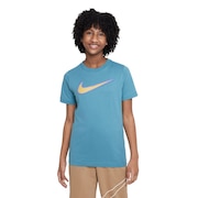 (キッズ)ジュニア 半袖 軽量 綿100% YTH NSW ODP アイコン 半袖Tシャツ DR9628-379