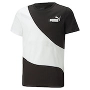 (キッズ)半袖 Tシャツ キッズ ジュニア パワー キャット 675831 01 BLK