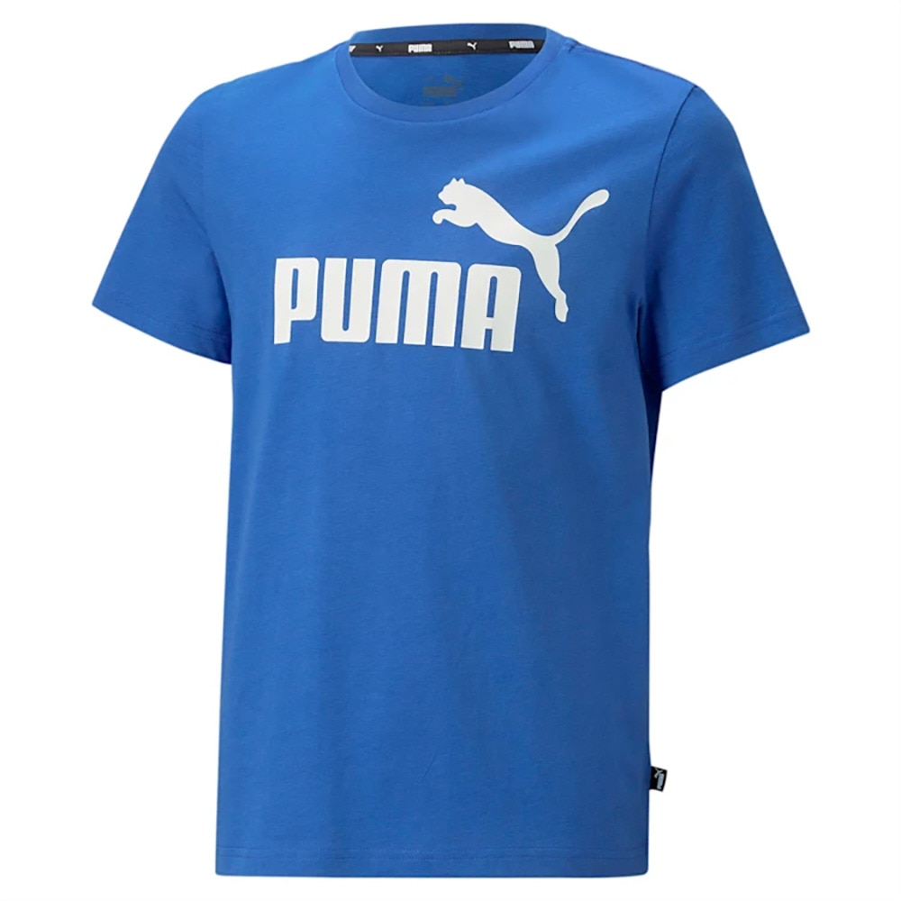 プーマ（PUMA）（キッズ）ジュニア ESS ロゴ Tシャツ 588982 92 BLU スポーツ用品はスーパースポーツゼビオ