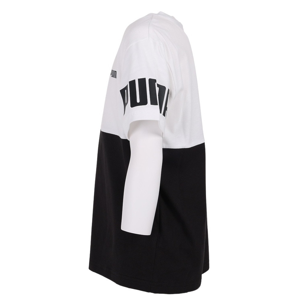 プーマ（PUMA）（キッズ）半袖 Tシャツ キッズ ボーイズ PUMA POWER 675170 02 WHT