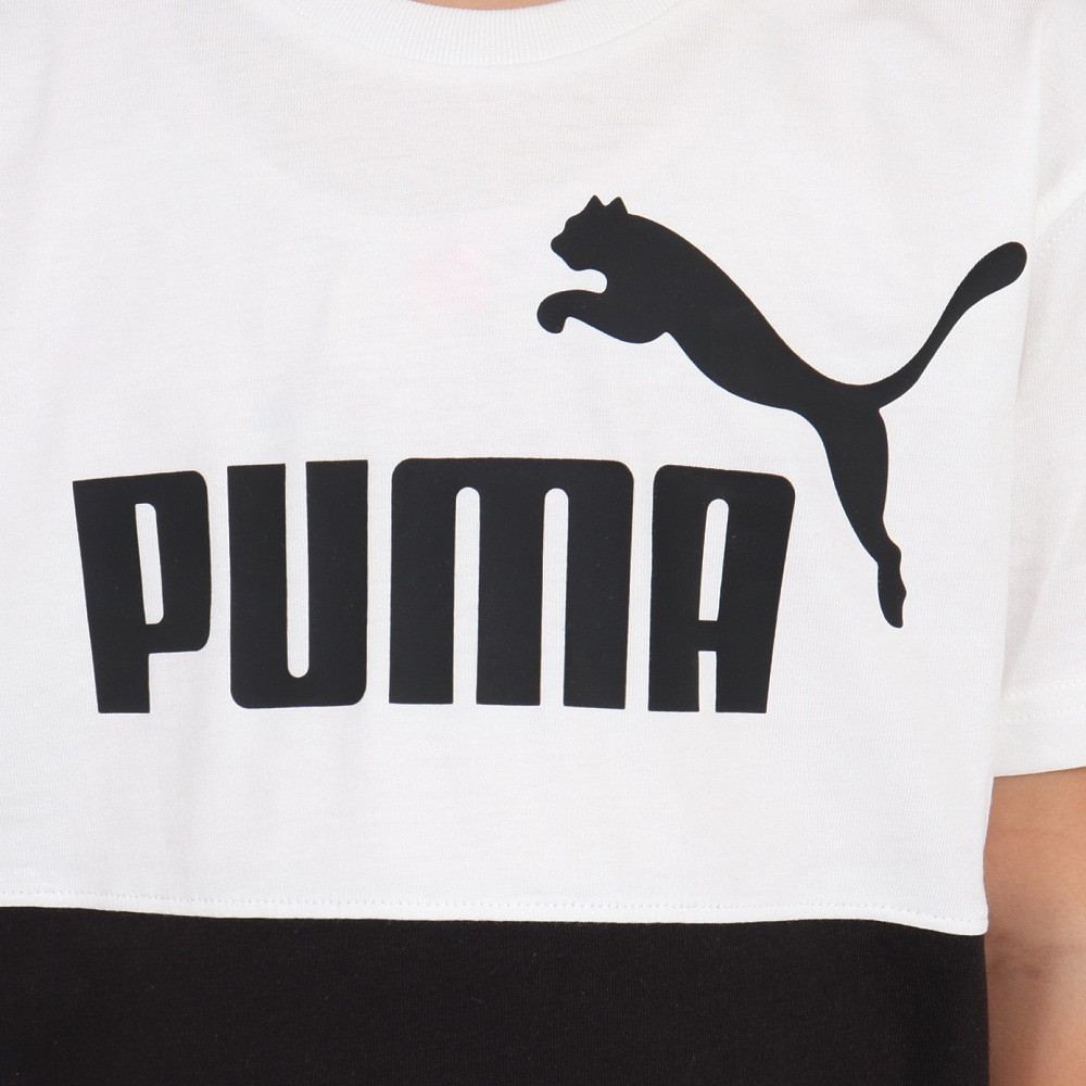 プーマ（PUMA）（キッズ）ボーイズ POWER 半袖 Tシャツ 675782 02 WHT