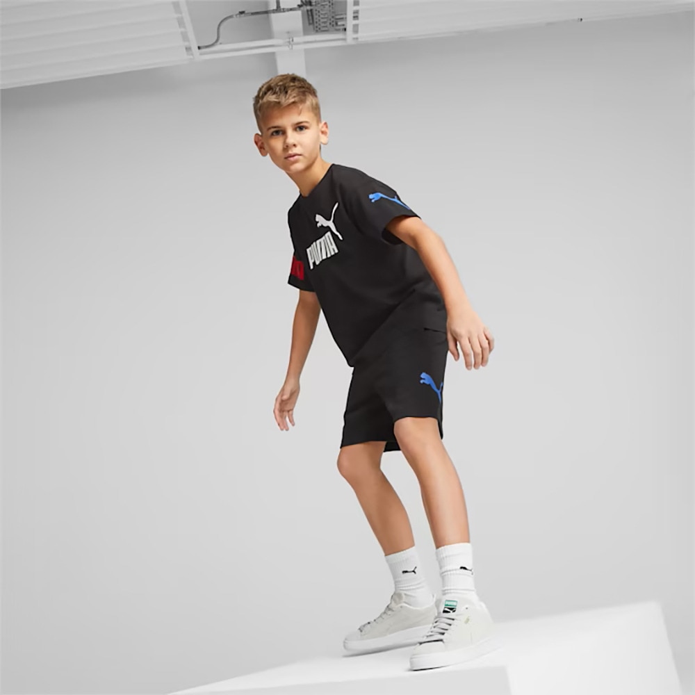 プーマ（PUMA）（キッズ）ボーイズ POWER 半袖 Tシャツ 675782 51 BLK★★★