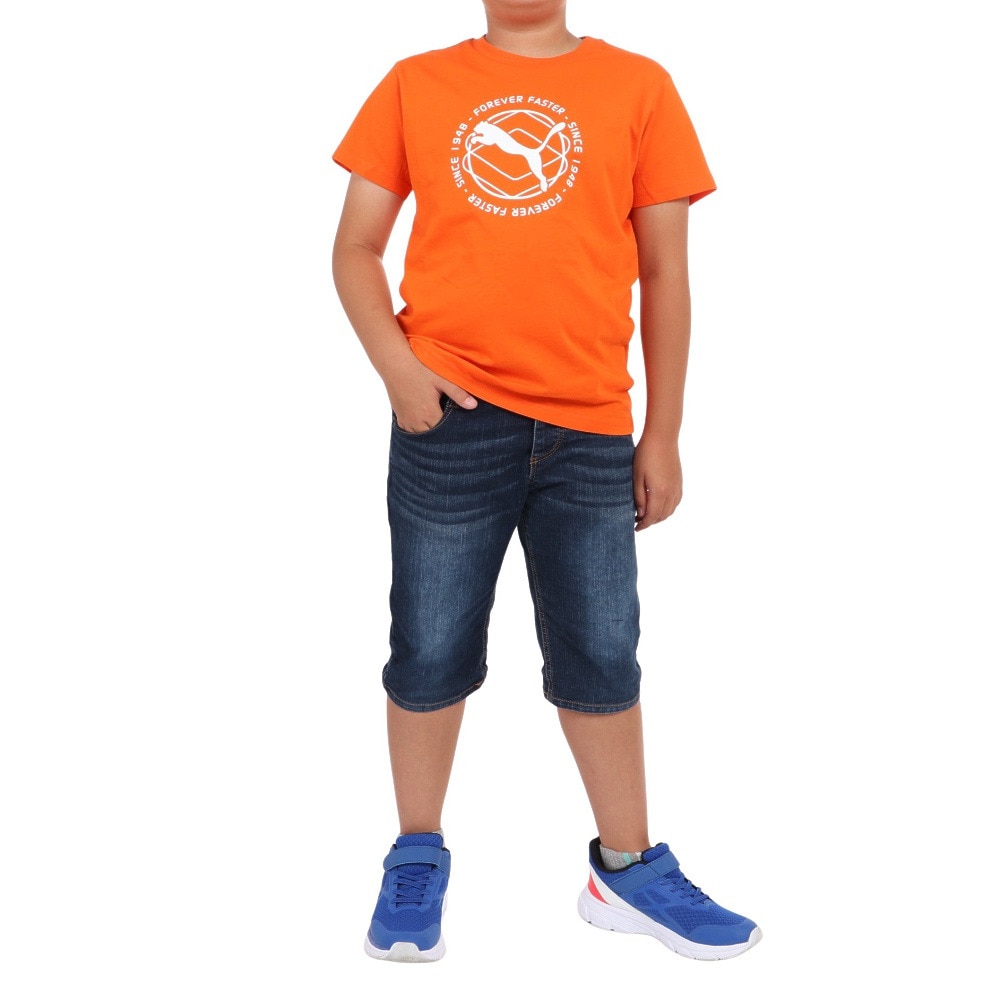 プーマ（PUMA）（キッズ）半袖Tシャツ キッズ ボーイズ ACTIVE SPORTS 675819 23 ORG