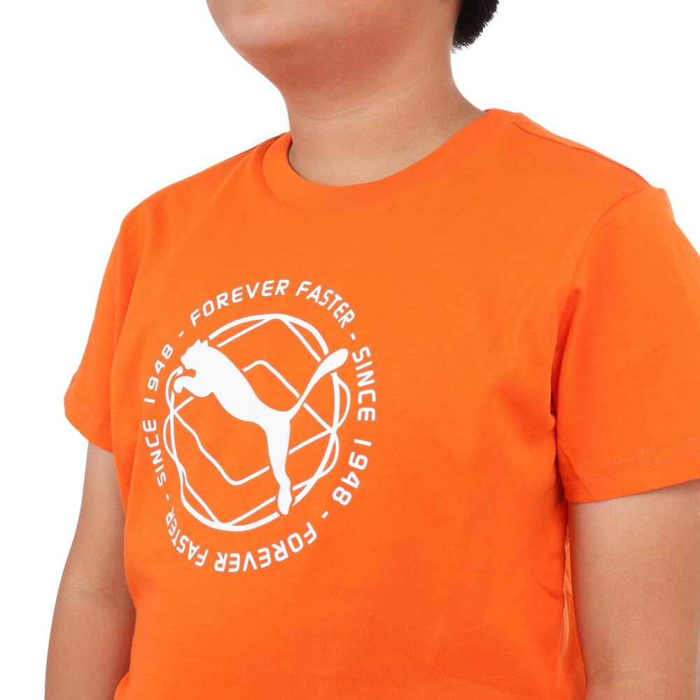 プーマ（PUMA）（キッズ）半袖Tシャツ キッズ ボーイズ ACTIVE SPORTS 675819 23 ORG