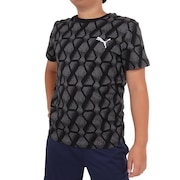 (キッズ)ボーイズ ACTIVE SPORTS AOP 半袖 Tシャツ 675820 01 BLK