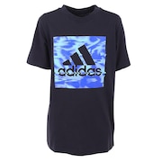 (キッズ)半袖Tシャツ キッズ 黒 U ARKD3 グラフィックTシャツ ECT94-IB9142