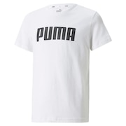 プーマ（PUMA）（キッズ）半袖Tシャツ キッズ  ESS  847594 02 WHT
