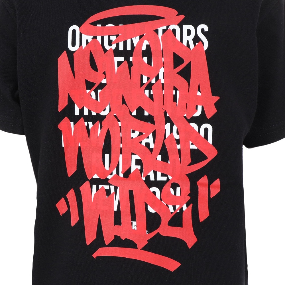 ニューエラ（NEW ERA）（キッズ）ユース 半袖 コットン Tシャツ Graffiti ブラック 14111852