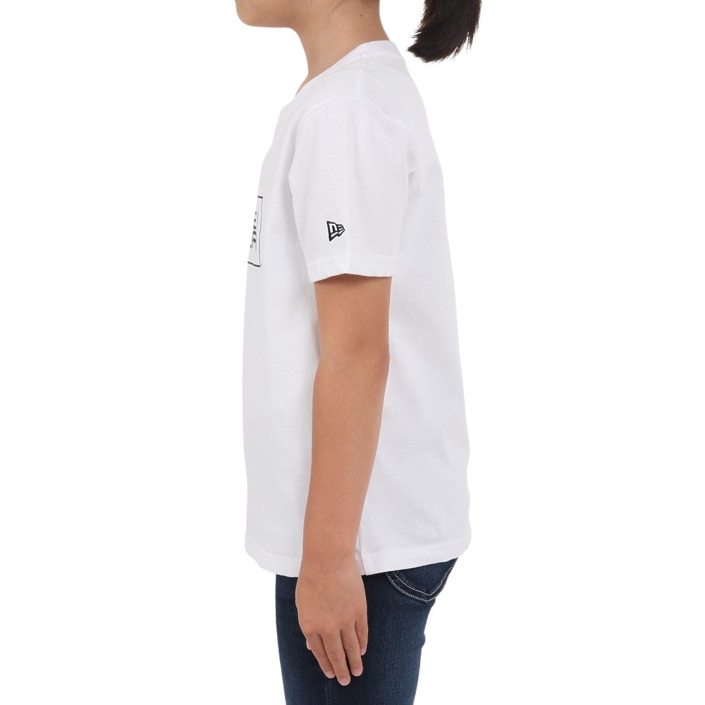 ニューエラ（NEW ERA）（キッズ）ユース 半袖 コットン Tシャツ Box Logo 14111858
