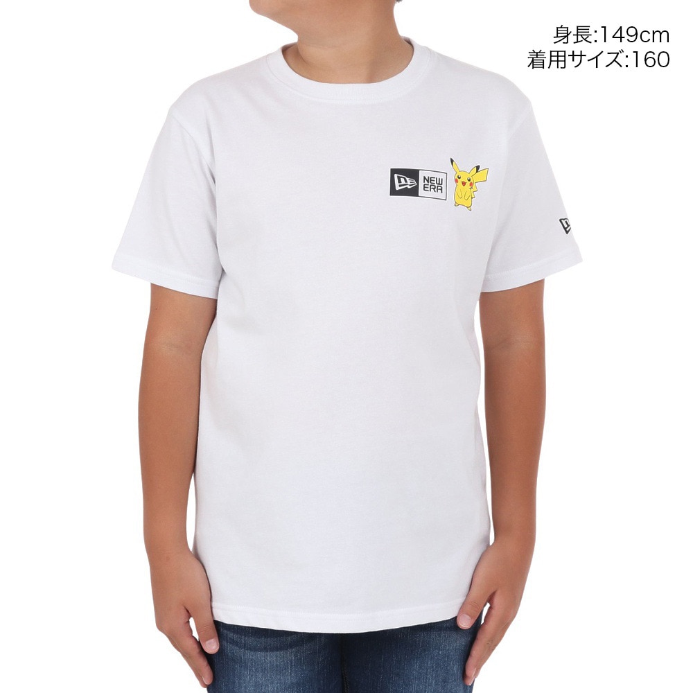 ニューエラ（NEW ERA）（キッズ）Youth 半袖 コットンTシャツ ポケモン ピカチュウ イーブイフレンズ 14124541